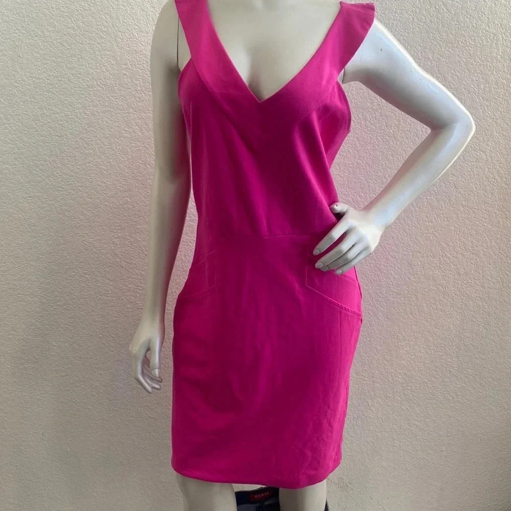 Amanda Uprichard, beautiful hot pink cocktail dress